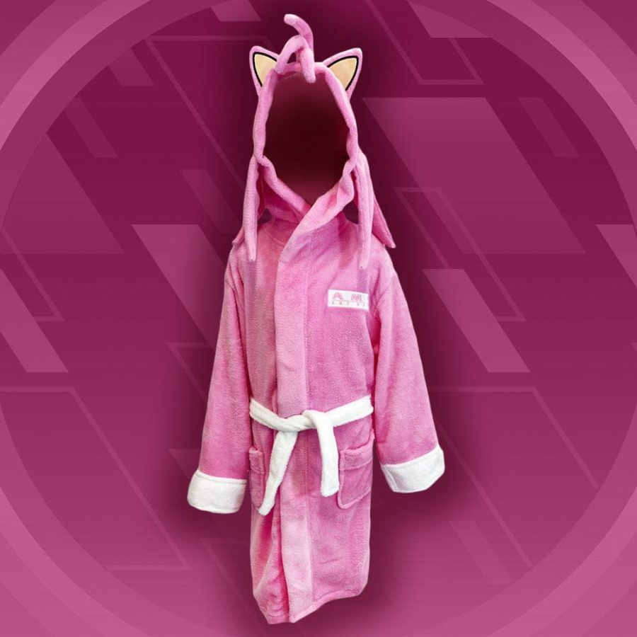 Official Sonic the Hedgehog Amy Rose Cosplay Hooded Children's Bathrobe / Dressing Gown