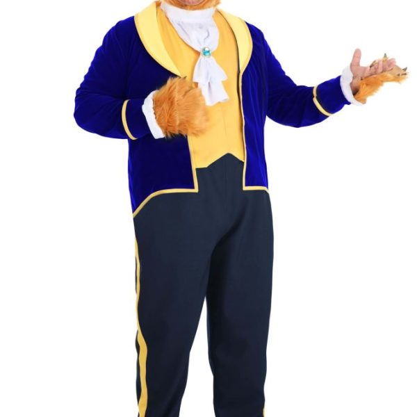 Plus Size Beauty and the Beast Men's Beast Costume