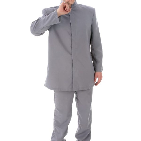 Plus Size Evil Gray Suit Men's Costume