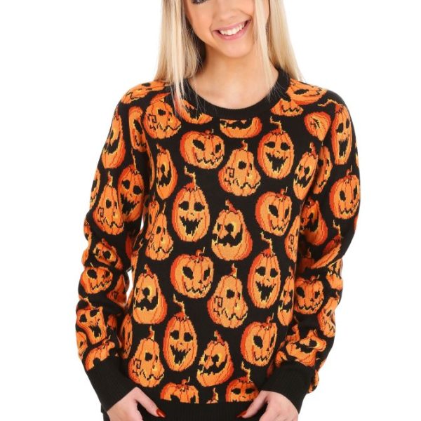 Pumpkin Frenzy Ugly Halloween Sweater