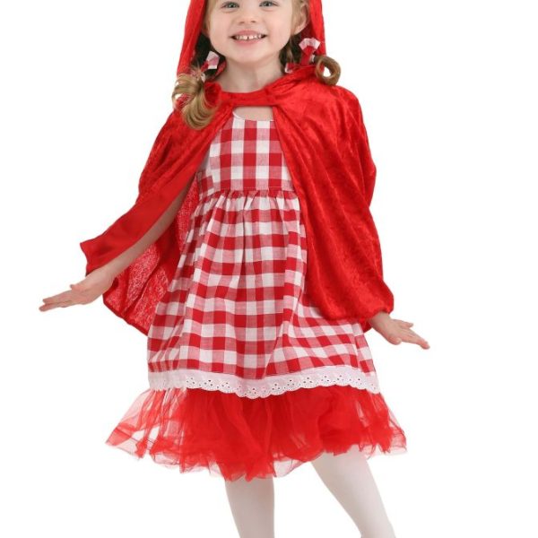 Toddler Girls Red Riding Hood Tutu Costume