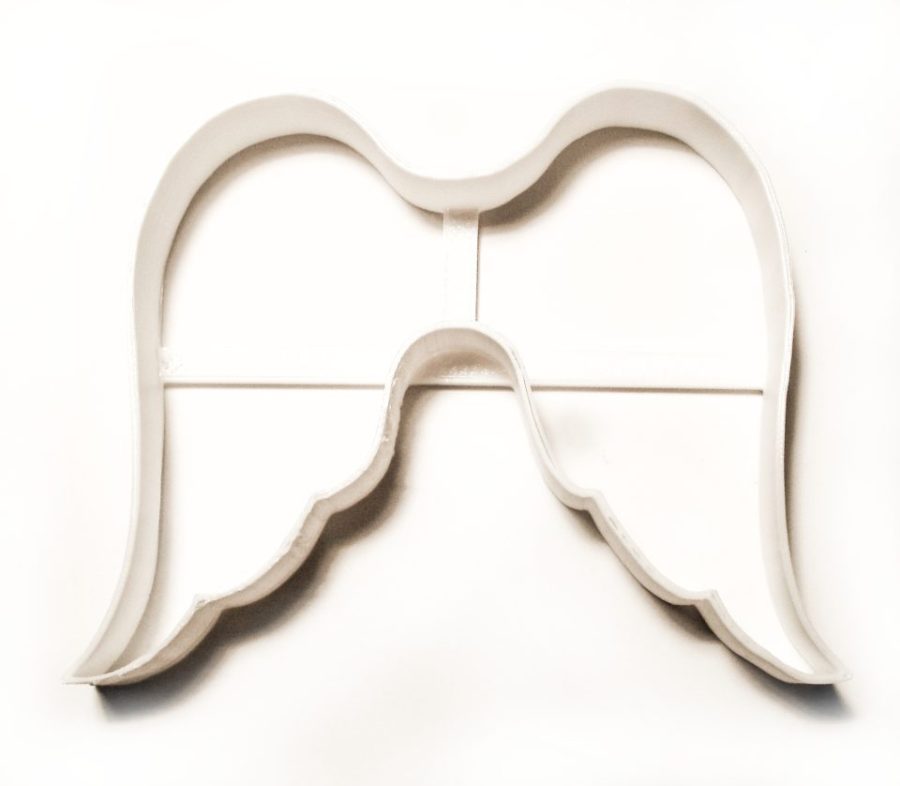 Angel Wings Heaven Sent Baby Shower Christmas Cookie Cutter 3D Printed USA PR993