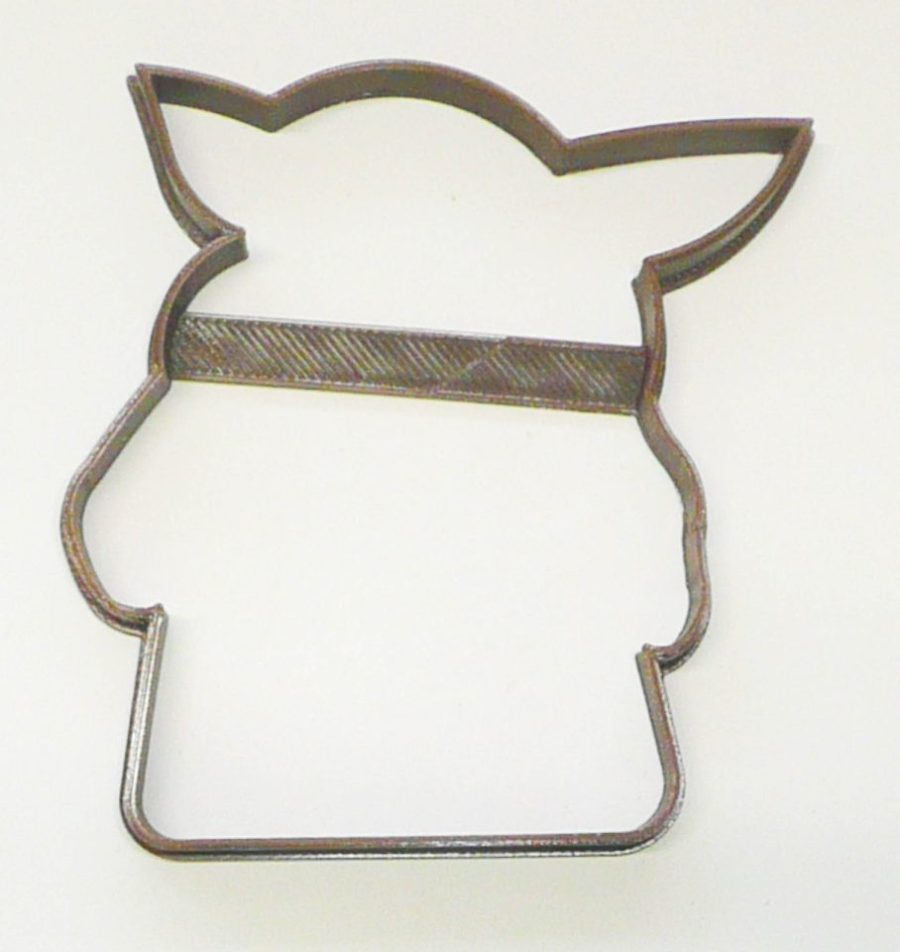 Baby Yoda Outline Pose 2 Adorable Space Child Star Wars Cookie Cutter USA PR3357