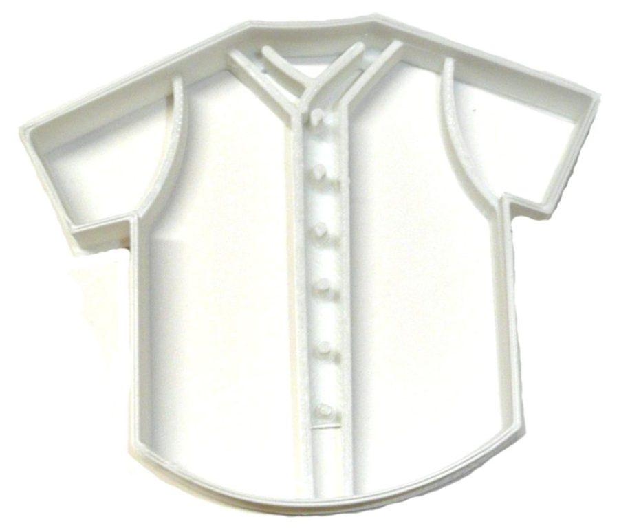 Baseball Jersey Detailed Team Outfit Uniform Athletic Cookie Cutter USA PR2541
