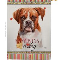 Boxer Happiness - Impressions Decorative House Flag H110160-BO