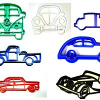 Classic Car Historical Cars Vintage Vehicles Set Of 7 Cookie Cutters USA PR1423