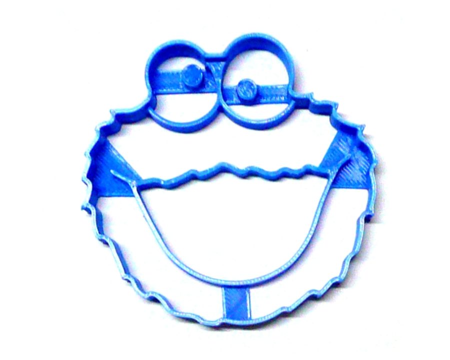 Cookie Monster Sesame Street Show Cookie Cutter 3D Printed USA PR546