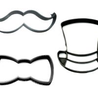 Dapper Dad Chic Fashionable Stylish Father Set Of 3 Cookie Cutters USA PR1358