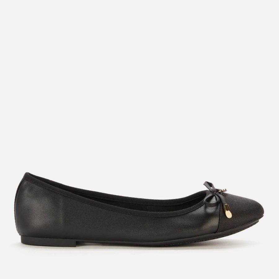 Dune Women's Hartlyn Leather Ballet Flats - Black - UK 3