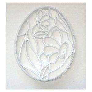 Easter Egg With Flowers Decorative Floral Spring Cookie Cutter USA PR3492