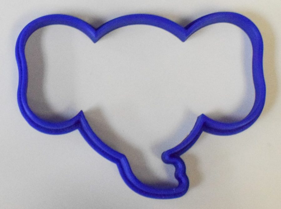 Elephant Head Zoo Animal Safari Cookie Cutter Baking Tool 3D Printed USA PR283