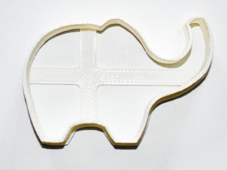 Elephant Zoo Animal Safari Full Cookie Cutter 3D Printed USA PR310