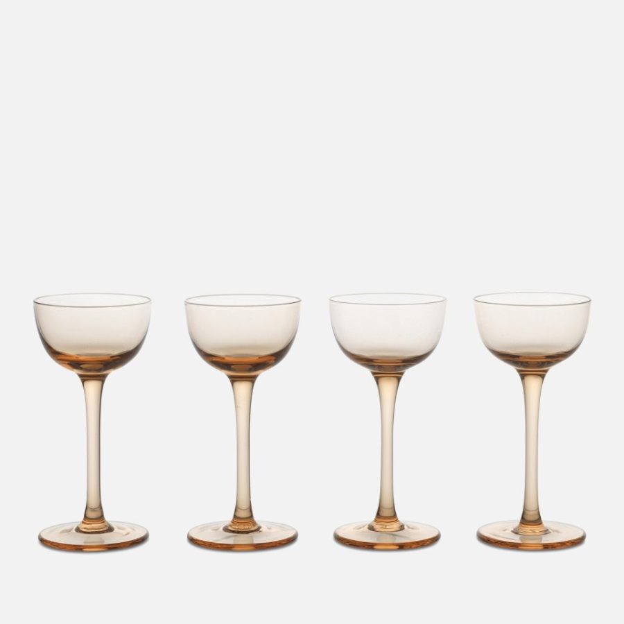 Ferm Living Host Liqueur Glasses - Set of 4 - Blush