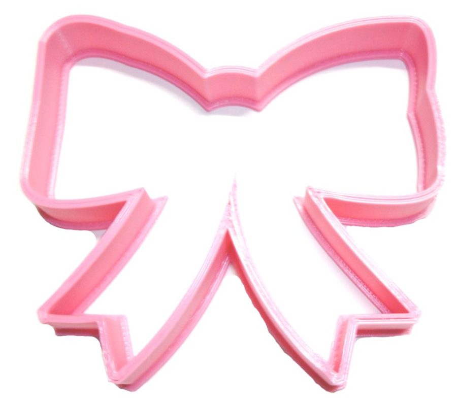 Girls Bow Baby Shower Gender Reveal Cookie Cutter Baking 3D Printed USA PR306