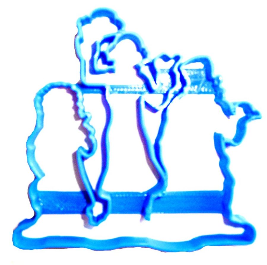 Hitchhiking Ghosts From The Haunted Mansion Cookie Cutter 3D Printed USA PR966