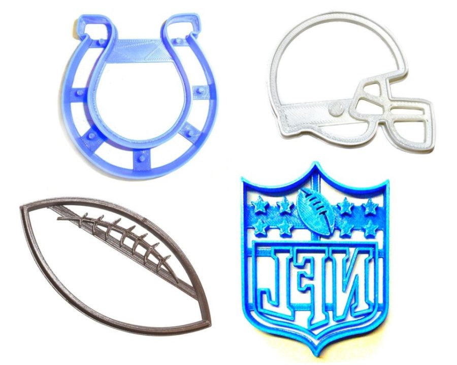 Indianapolis Colts NFL Football Logo Set Of 4 Cookie Cutters USA PR1133