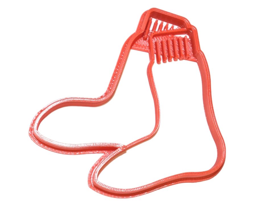 Inspired by Boston Red Sox Socks Baseball Sports Cookie Cutter Made in USA PR693