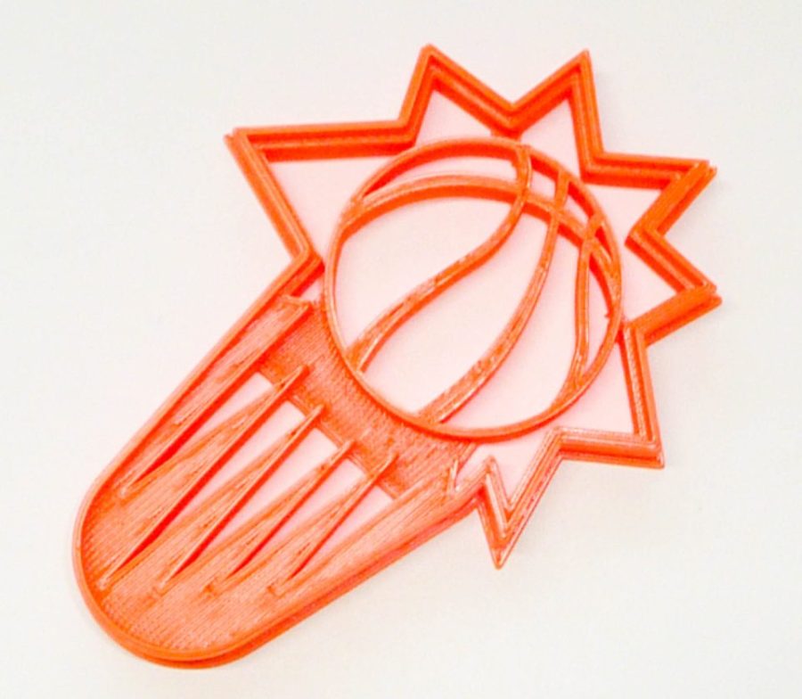 Inspired by Phoenix Suns Basketball Team Sports Cookie Cutter Made in USA PR2762