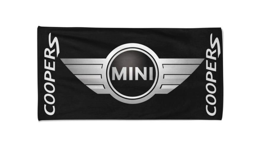 Mini Cooper Car Racing Beach Towel, Gift, Bath Towel, Travel, Gym, Pool