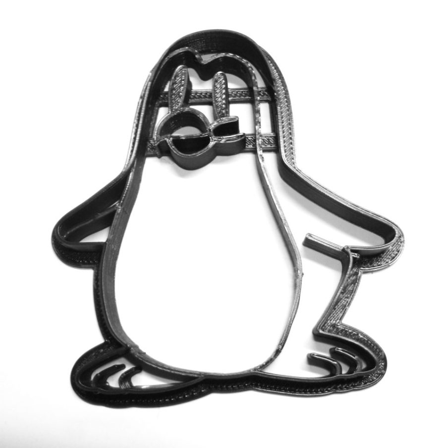 Penguin With Details Winter Christmas Animal Cookie Cutter 3D Printed USA PR379