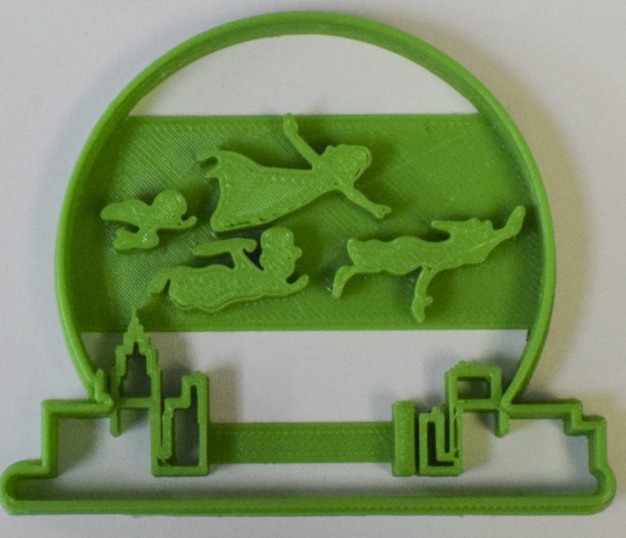Peter Pan Flying Over City Movie Book Disney Cookie Cutter 3D Printed USA PR780
