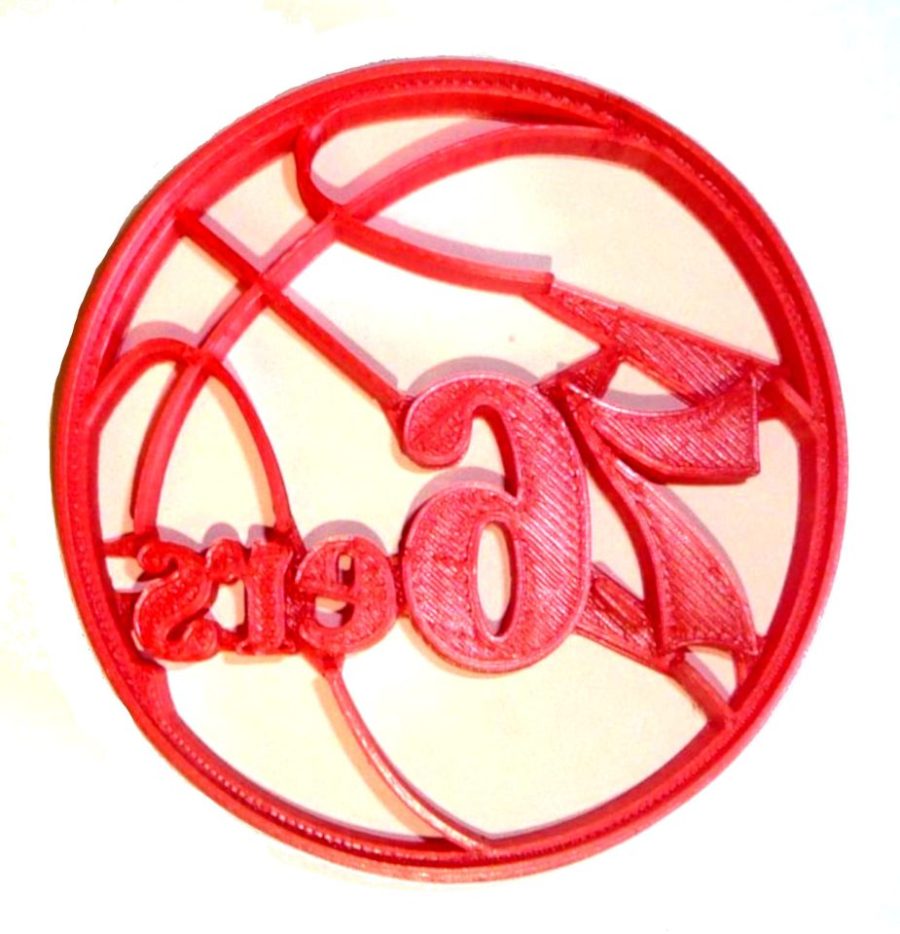 Philadelphia 76ers Theme Basketball Sports Cookie Cutter Made in USA PR2748