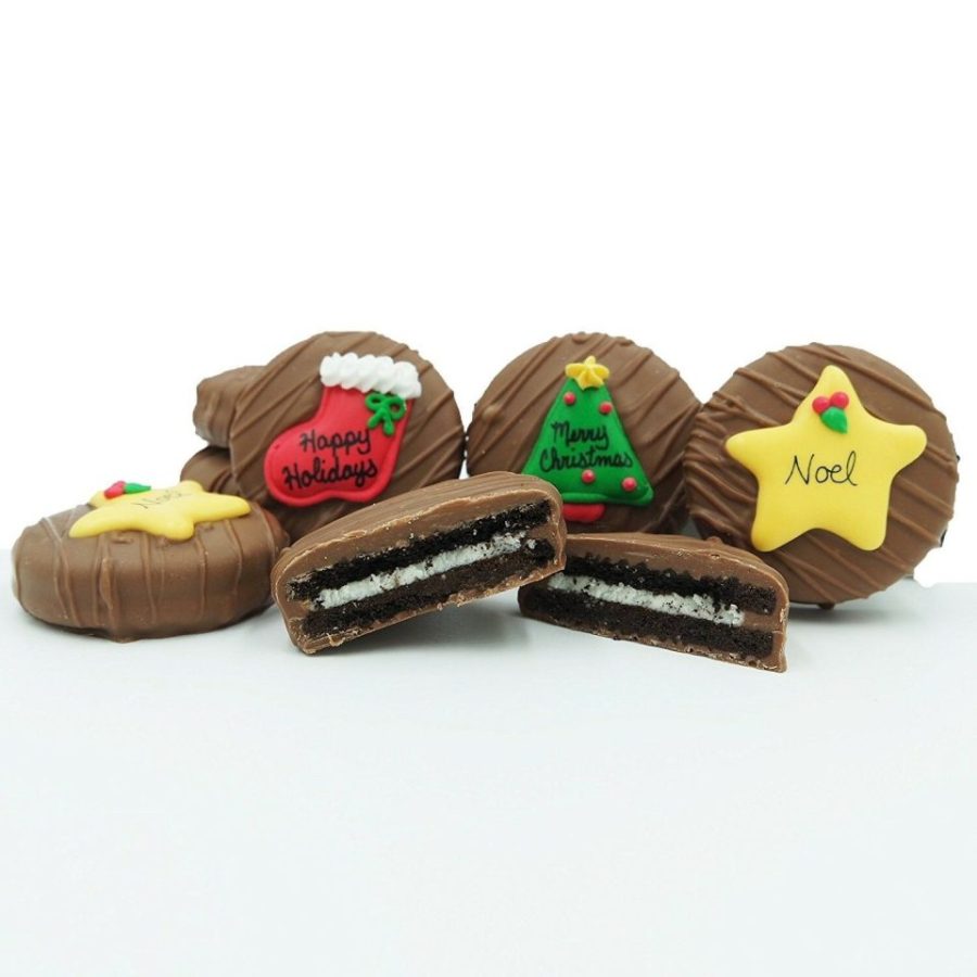 Philadelphia Candies Christmas Greeting Assortment Milk Chocolate OREO® Cookies