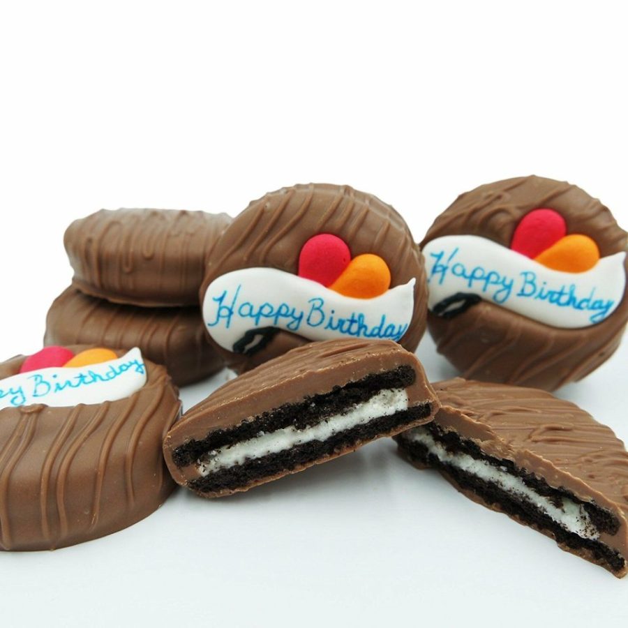 Philadelphia Candies Milk Chocolate Covered OREO® Cookies, Happy Birthday Gift