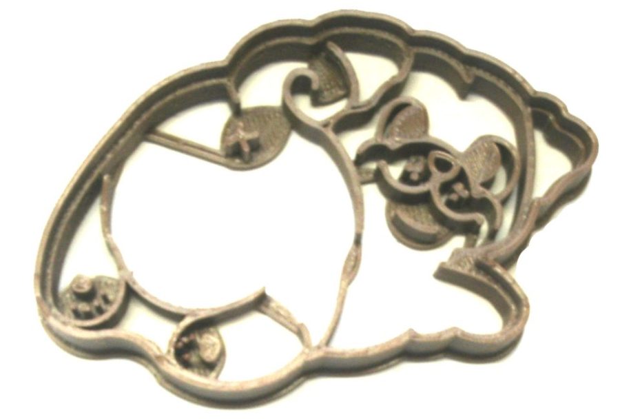 Pug Butt Back Dog Breed Puppy Curly Tail Rescue Cookie Cutter USA PR2371