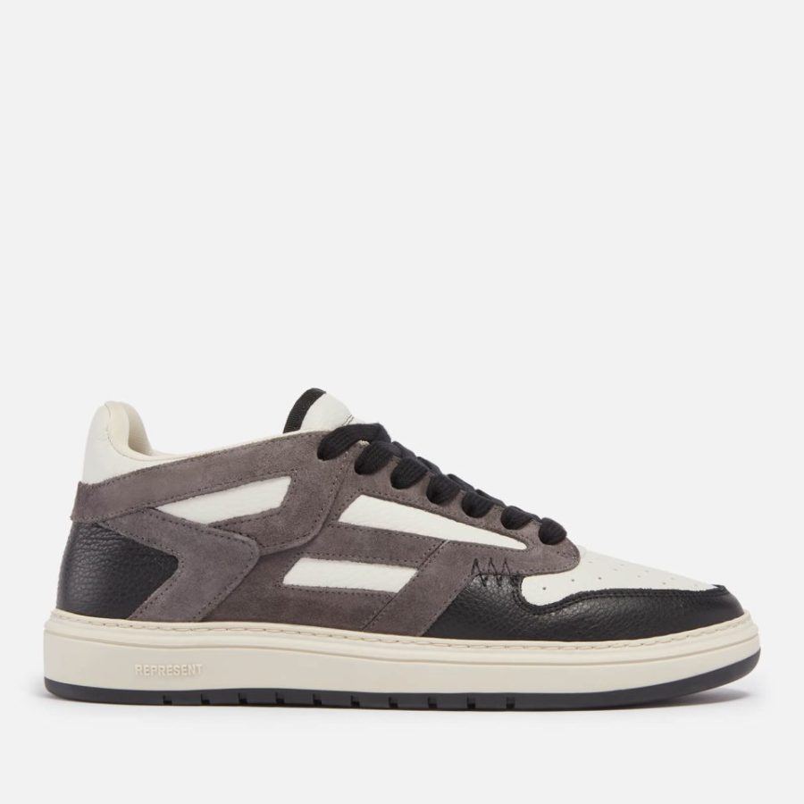 Represent Mens Reptor Leather and Suede Trainers - UK 7
