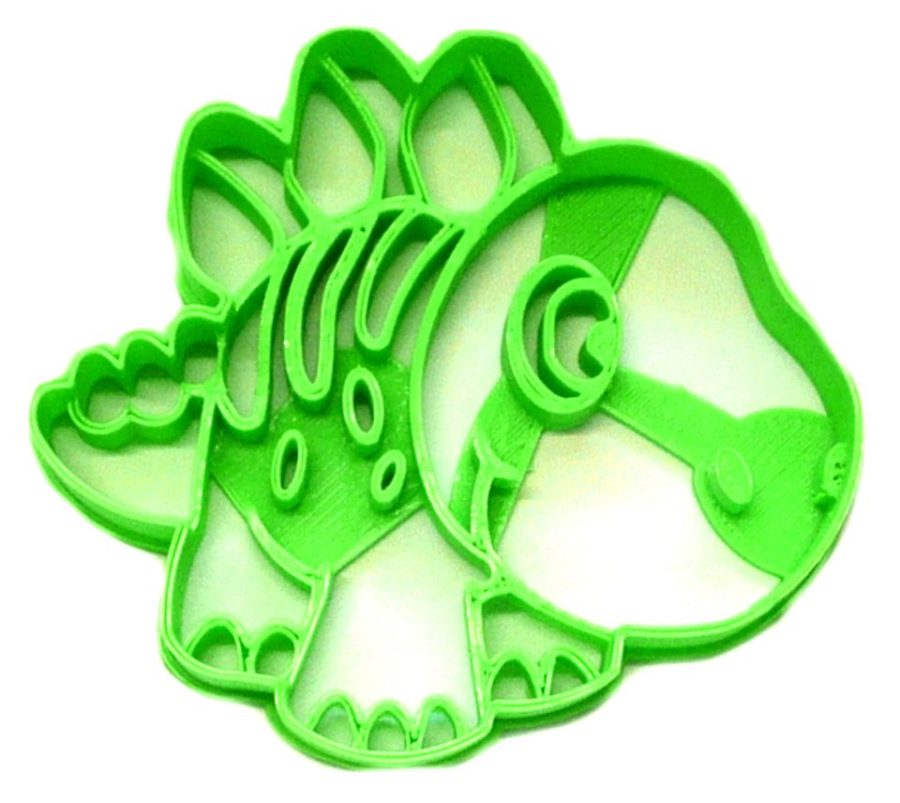 Stegosaurus Dinosaur Stego Dino Animal Cookie Cutter 3D Printed USA PR2335