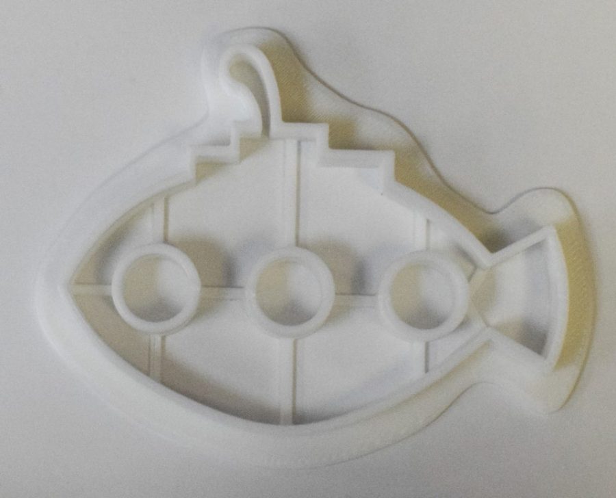Submarine Under Water Boat Military Cookie Cutter 3D Printed USA PR474