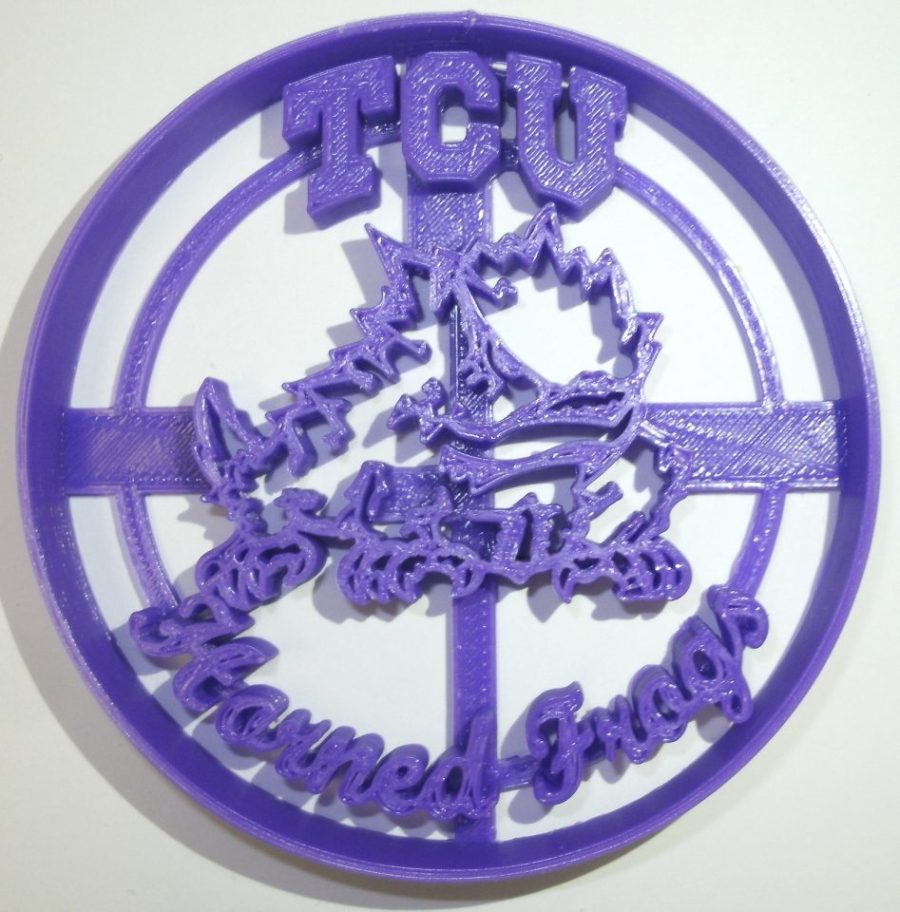 Themed TCU Horned Frogs Texas Christian Univ Cookie Cutter Made in USA PR931