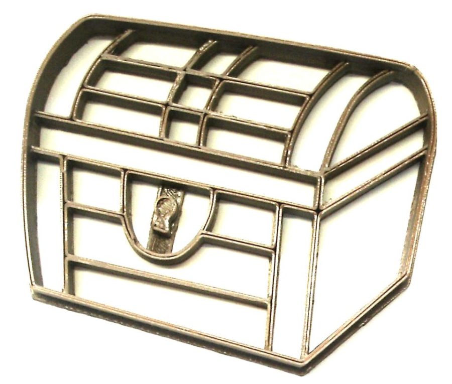 Treasure Pirate Chest Buried Gold Nautical Ship Captain Cookie Cutter USA PR2380