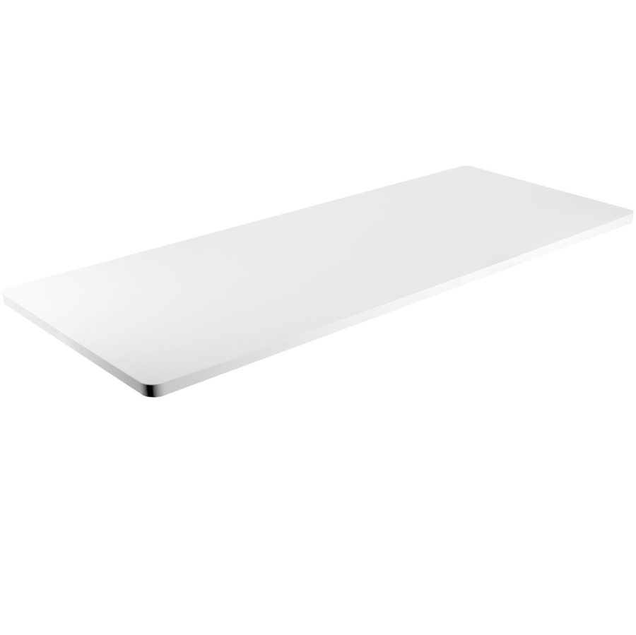 VIVO White 60 x 24 inch Universal Table Top for Sit to Stand Desk Frames