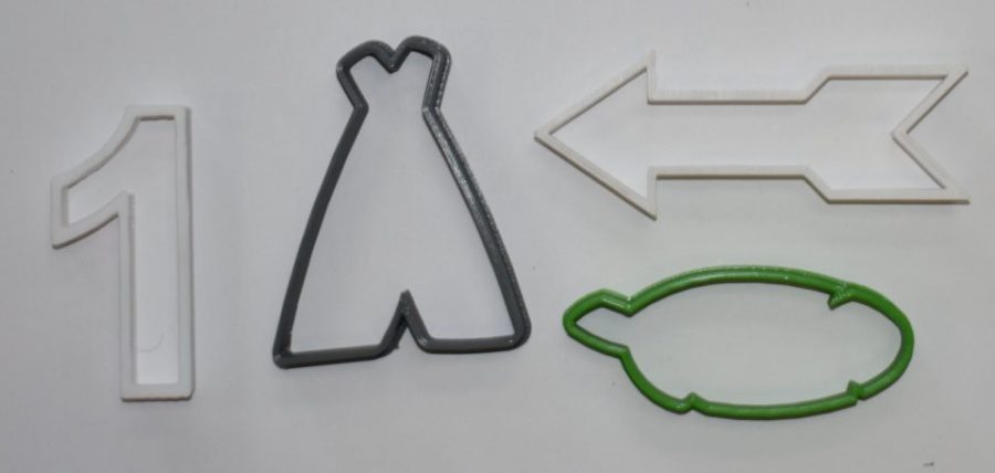 Wild One First 1st Birthday Party Celebration Set Of 4 Cookie Cutters USA PR1066