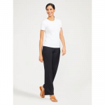 J.McLaughlin Women's Carmel Pants Black Solid, Size Large | Catalina Cloth/Fabric/Nylon