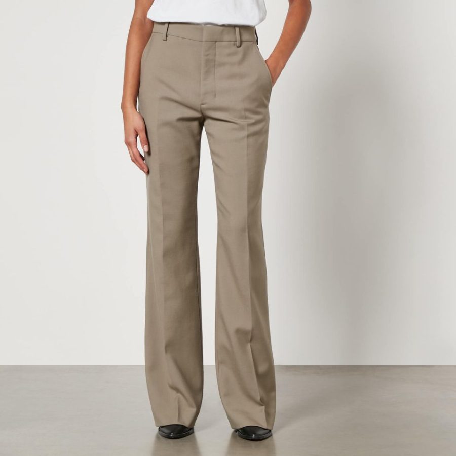 AMI Wool-Twill Wide-Fit Trousers - FR 38/UK 10