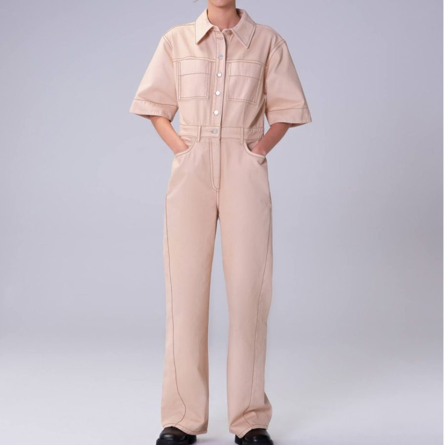 Aligne Gloria Denim Jumpsuit - UK 6