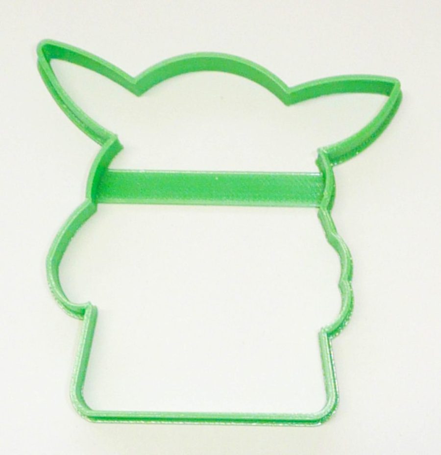 Baby Yoda Outline Pose 1 Adorable Space Child Star Wars Cookie Cutter USA PR3356