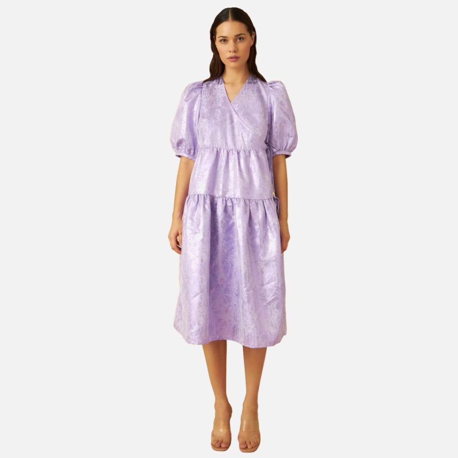 CRAS Mikacras Jacquard Wrap Dress - EU 36/UK 8