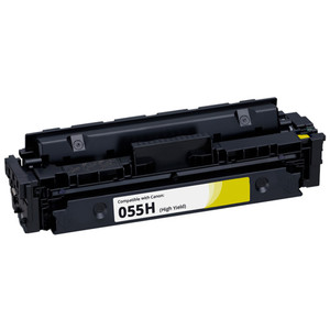 Canon 055H High-Yield Yellow Compatible Toner Cartridge