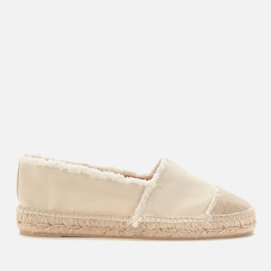 Castañer Women's Kampala Flat Espadrilles - Ivory - UK 6