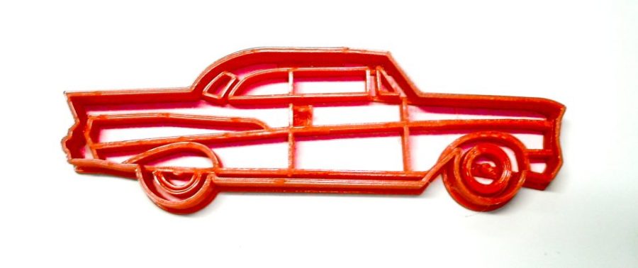 Chevy Chevrolet Bel Air Themed Vintage Vehicle Cookie Cutter Made in USA PR2107