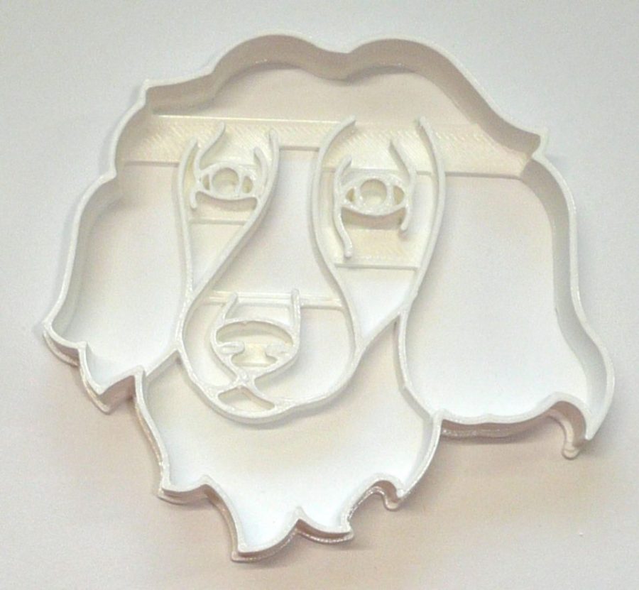 Dachshund Dog Face Detailed Long Haired Hound Cookie Cutter USA PR4030