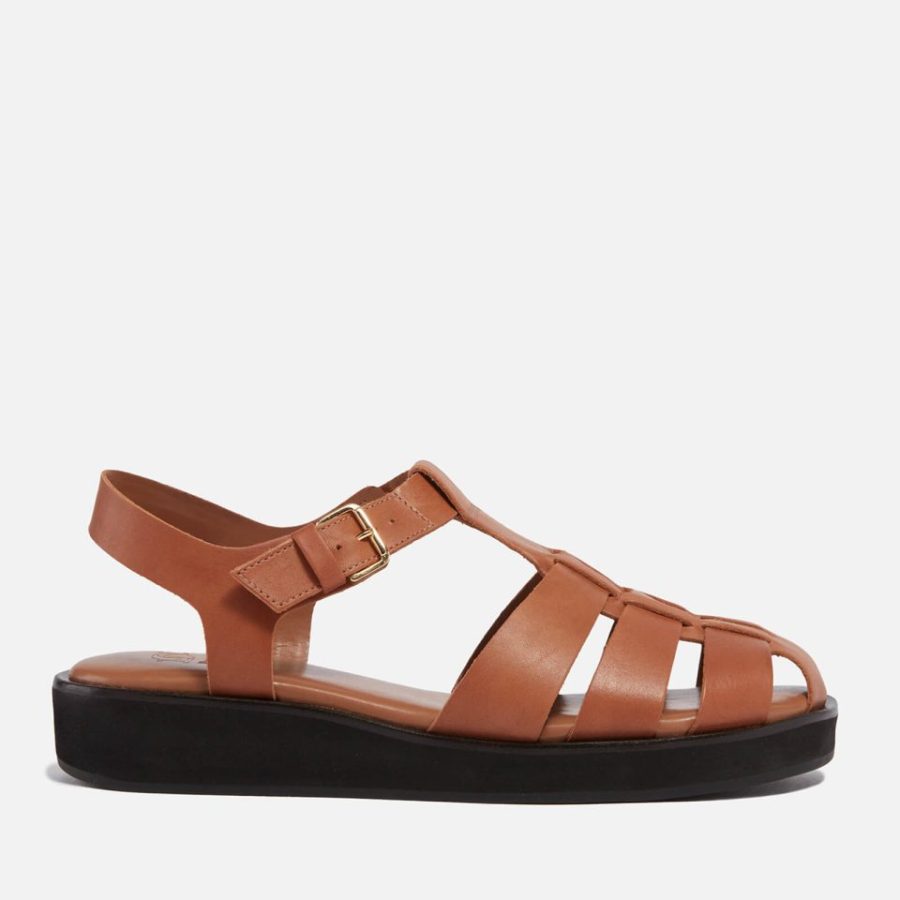 Dune Women's Loch Leather Sandals - UK 3