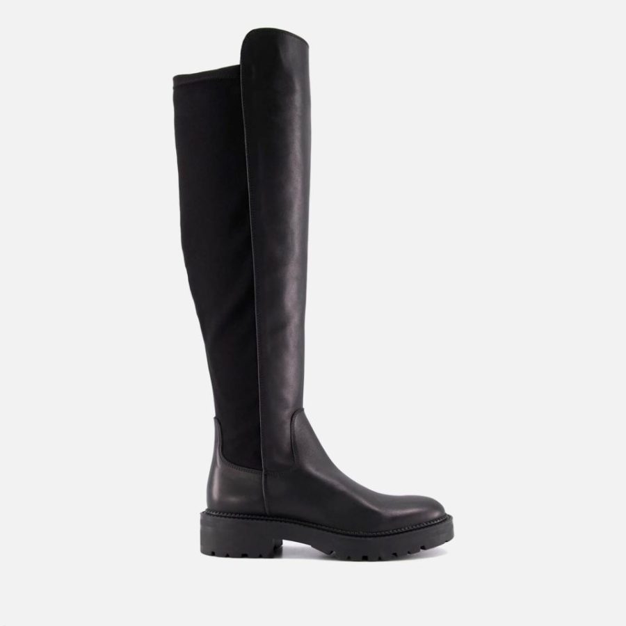 Dune Women's Tella Leather Knee-High Boots - UK 3