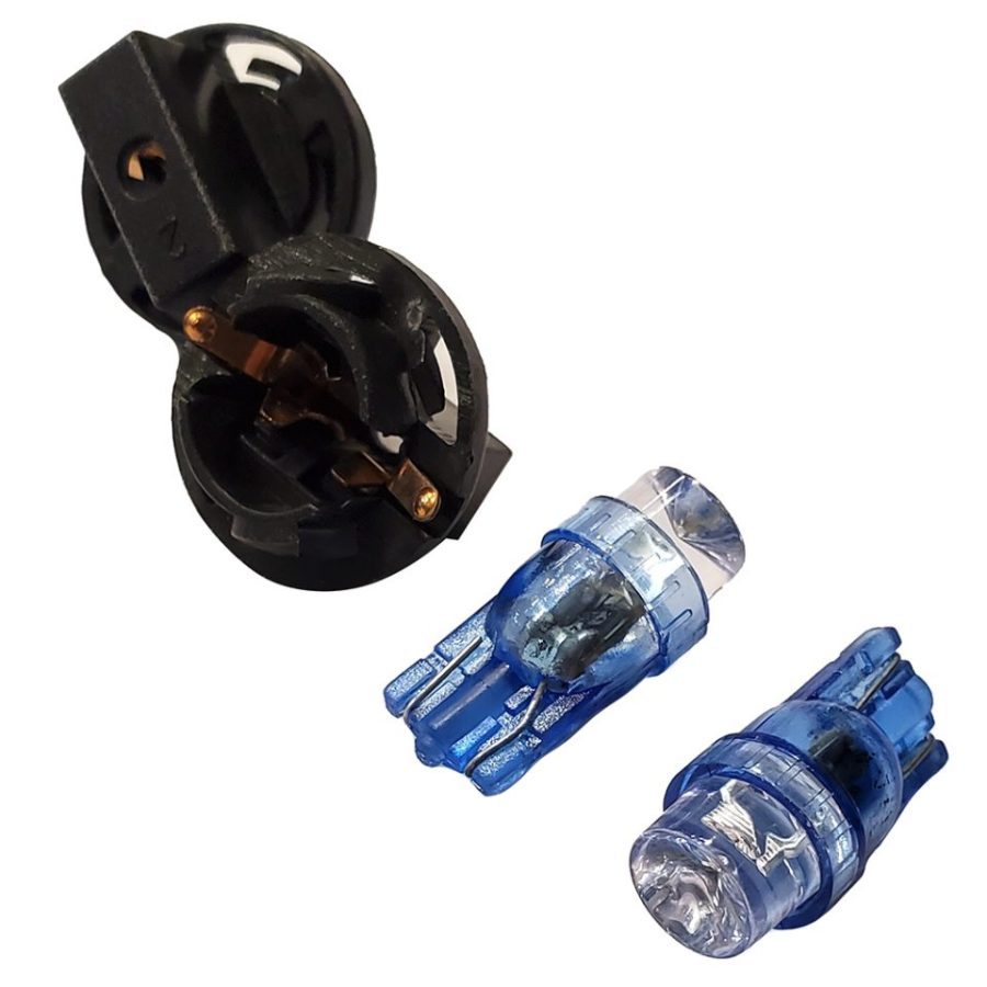 FARIA KTF053 REPLACEMENT BULB FOR 4 INCH GAUGES - BLUE - 2 PACK