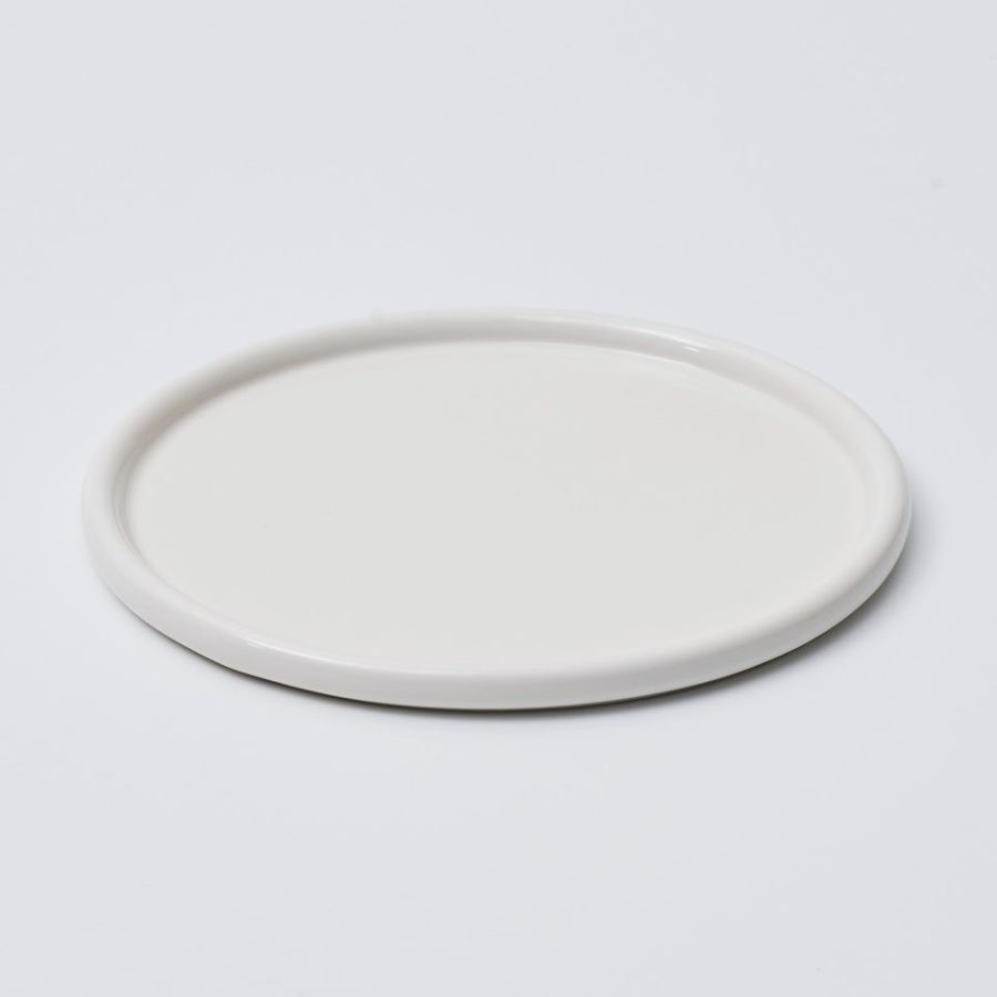 LASSIETTE NUBE Ceramic Small Plate Dishwasher Safe Yellow, White