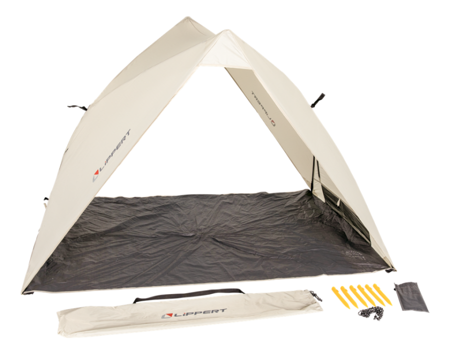 LIPPERT 2022114834 Picnic Popup Sun Shelter for Camping, Beach Trips and Outdoor Concerts - Tent